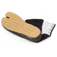 莊快堂 飛脚たび 小馳7枚 23cm M-33-7 黒 1足（直送品）