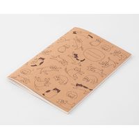 デザインフィル ノート A5 5mm方眼 ねこチラシ柄 91802551 1冊