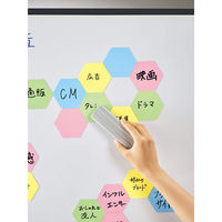 ライオン事務器 六角マグネットシート 単色パック 10枚入 MS-610 ピンク 28360 1パック（直送品）