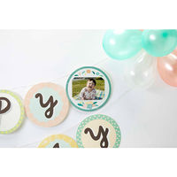 いろは出版 バースデーバルーン ガーランド2 [HAPPY BIRTHDAY] ガーデン SBG2-02 1セット（直送品）