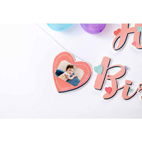 いろは出版 バースデーバルーン ガーランド2 [HAPPY BIRTHDAY] パステル SBG2-03 1セット（直送品）