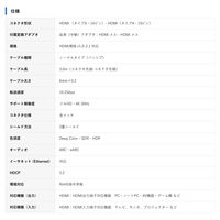 HDMIケーブル 3m HDMI延長アダプタ付き 4K対応 VV-HDAA-AD-HDMI030AA-B 1本 vodaview