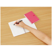 コクヨ（KOKUYO） ソフトリングノート（ドット入り罫線） B6 80枚 ピンク ス-SV348BT-P 1セット（5冊） 64321486（直送品）