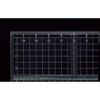 マービー 方眼カッティング定規滑止付30cm 014-0163（直送品）