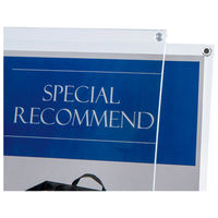 スマイル マグネット曲面サインホルダー A4 741286（直送品）