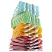 プラス フラットファイル A4S 桃 10冊 NO.021N10PK（直送品）