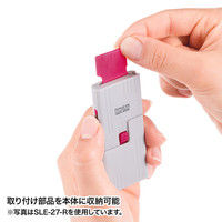 【処分品】サンワサプライ SDカードスロット取付けセキュリティ（eセキュリティ・グリーン） SLE-27-G 1セット（直送品）