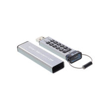 エレコム セキュリティUSBメモリ/10Key付/USB3.0/8GB HUD-PUTK308GA1 1個（直送品）