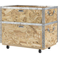 東谷 キャスター付 スタッキングボックスS LFS-171（直送品）