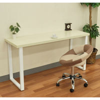 エイ・アイ・エス DIY用テーブル角枠脚 奥行45cm ハイタイプ 2本セット ホワイト 高さ670mm TBK-4366ST_WH（直送品）