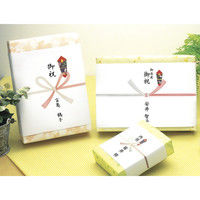 ササガワ のし紙 横長小 十本結切 京 2-365 1セット(1冊(100枚)×5)