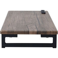 YAMAZEN コンセント付 デスク上スタンド 幅590×奥行250×高さ85mm DTSE-5925(ABR/SBK) 1台