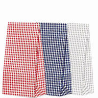 【ケース販売】HEIKO 角底袋 ファンシーバッグ S1 ギンガムミニ 青 003079200 1ケース(100枚入×20袋)（直送品）