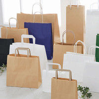 【ケース販売】HEIKO 紙袋 25チャームバッグ 平手 2才 未晒無地 003262501 1ケース(50枚×6袋 計300枚)（直送品）