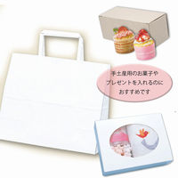 シモジマ H25チャームバッグ 26-2 白無地 003267000 1セット(1袋(50枚)×6)