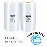 【ケース販売】HEIKO 極薄HDポリ袋 ニューライトロール No.12 006607201 1ケース(1巻2400枚 合計6巻)（直送品）