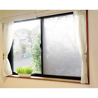 【節電・省エネ・暑さ対策】 ユーザー 窓めかくしシート 室内窓専用 機能メッシュタイプ ホワイト 1枚