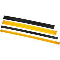 トラスコ中山 TRUSCO 屋内外用段差解消スロープ H15XW35XL1000 黒 TDME-15BK 1本 856-6929