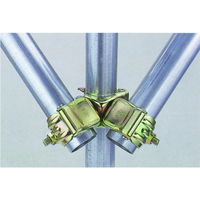 トラスコ中山 TRUSCO 3連マルチクランプ 直交 TMAC-1 1個 856-6887