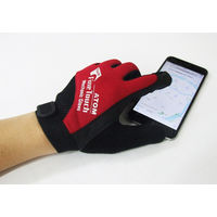 アトム 合皮手袋 ファインタッチ メカニック レッド M 2094-RE-M 1双 828-9908（直送品）