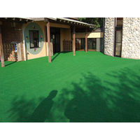 【アウトレット】コンドル 人工芝 エバック若草制電ユニット（業務用） 1枚：約幅300×奥行300×高さ25mm 1箱（4枚入） グリーン 山崎産業（直送品）