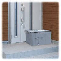 アスカ アスカ 宅配ボックス ツイン 大容量 南京錠ダイヤル錠ワイヤー付き DSB150（直送品）