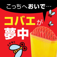 コバエがホイホイ スリム コバエ いなくなる 誘引剤 駆除剤 コバエ取り 置き型 退治 対策 1セット（3個） アース製薬