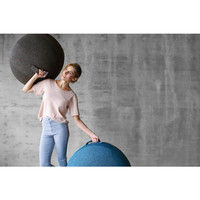 ハーフェレジャパン VLUV（ヴィーラブ） ぺプル・ベージュ S バランスボール 直径約53cm 1個（直送品）