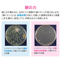 カクダイ ガオナ 流し用排水交換セット 8センチ用 抗菌 銅 カバー ゴミ受け 賃貸 ミニキッチン GA-PB046 1個（直送品）