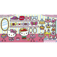 知育　シール　おでかけ　絵本　えほん　キティ　サンリオ　シールでぺったんこ HELLO KITTY 369-052 2冊 銀鳥産業（直送品）