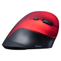 ワイヤレスマウス　無線　静音　5ボタン　大型サイズ　ブルーLED　MA-ASWBL43R　サンワサプライ　1個（直送品）