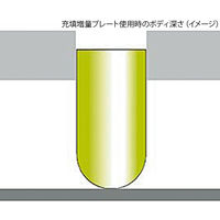 アズワン 簡易型カプセル充填機用オプション 充填増量プレート #0 1台 7-4155-02（直送品）