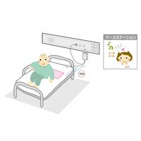 テクノスジャパン ベッドコール コードレスタイプ 標準2P BC-RN(STD2) 1個 8-7339-61（直送品）