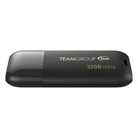 TEAM（チーム） USBメモリー キャップ式USB3.0メモリー C175 32GB ブラック TC175332GB01 1個