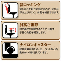 SEKI ボリュームクッションチェア グリーン 1脚 オフィスチェア 肘無し コンパクトサイズ 脚幅585mm 座幅470mm 背座：布張り