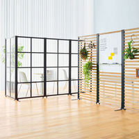 トーカイスクリーン ブラックフレームパーティション専用 両側補助脚 1セット