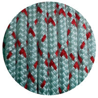 まつうら工業 パイレンWコード(赤/白) 6mmΦX200m ドラム巻 PPWC6-200RED/WH-R 1巻