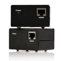 DVIモニタ延長器 （送信機×1、受信機×1） Cat5ケーブル使用　ST121UTPDVI　1セット　StarTech.com（直送品）