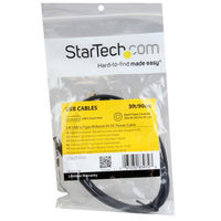 Startech.com USB - 5V DC電源供給ケーブル 91cm DCプラグ(外径 USB2TYPEM 1個