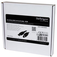 Startech.com USB 3.0 アクティブリピーターケーブル A(オス) USB3SAB5M 1個