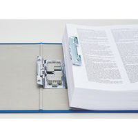 キングファイル スーパードッチ＜脱・着＞α A3ヨコ とじ厚50mm 青 キングジム 4405E-10アオ 1箱（10冊入）  オリジナル