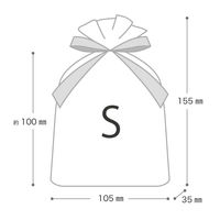 ヘッズ オーガンジーバッグ/アイボリー-S OGI-BS 1セット(1パック(10枚)×5)