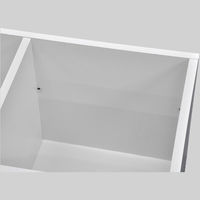 エイ・アイ・エス レコードラック ホワイト 幅733×奥行355×高さ733mm GTLP-001 WH 1台（直送品）