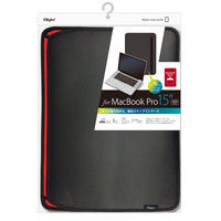ナカバヤシ 15インチMacBookPro用スリップインケース横入れ SZC-MPY5103BK 1個（直送品）