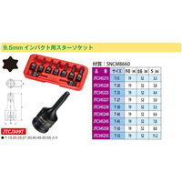 JTC 9.5mmインパクト用スターソケット T27 JTC345227 1個（直送品）