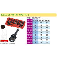 JTC 9.5mmインパクト6角ソケット 6mm JTC345306 1個（直送品）