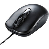 有線マウス　3ボタン　中型サイズ　光学式　MA-R115BK　サンワサプライ　1個