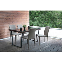 【車上渡し】 関家具 TOCOM CUORE ダイニングテーブル 幅1350×奥行800×高さ730mm ブラック GDT-7699 1台（直送品）