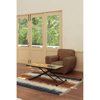 【軒先渡し】 関家具 TOCOM KITE 昇降式テーブル 幅1240×奥行550×高さ700mm ナチュラル RLT-4526 1台（直送品）