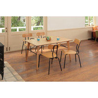 【軒先渡し】 関家具 TOCOM ANTE ダイニングテーブル 幅1350×奥行800×高さ730mm ナチュラル TDT-1336 1台（直送品）